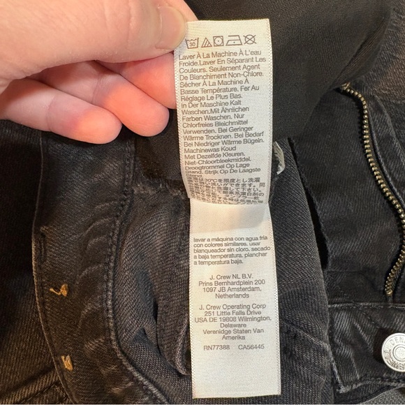 Madewell The Slim Boyjean Black Lunar Wash Jeans Size 28 - Picture 9 of 11